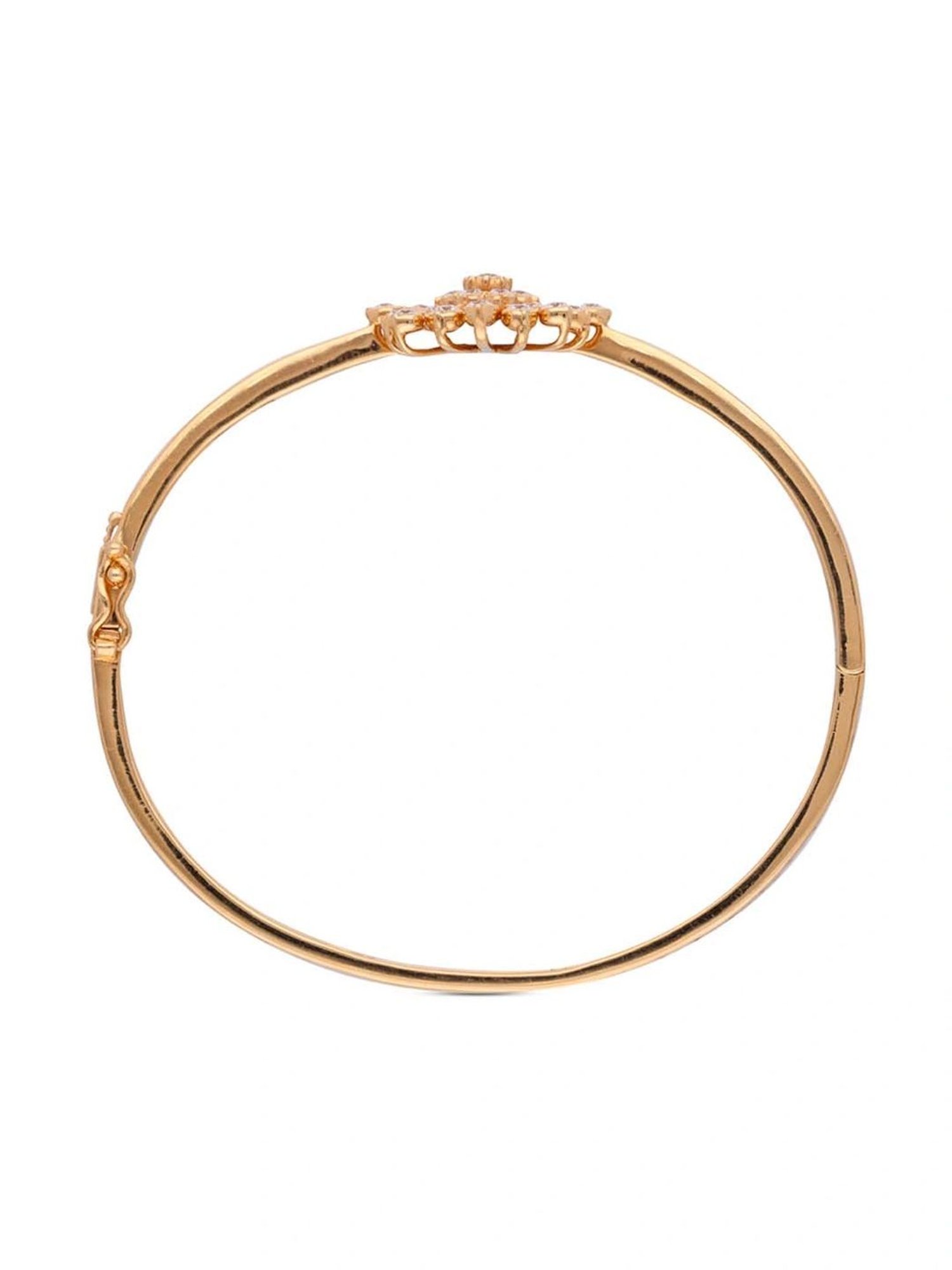 Candere by Kalyan Jewellers BIS Hallmark 18K Yellow Gold and Certified Diamonds Bracelet