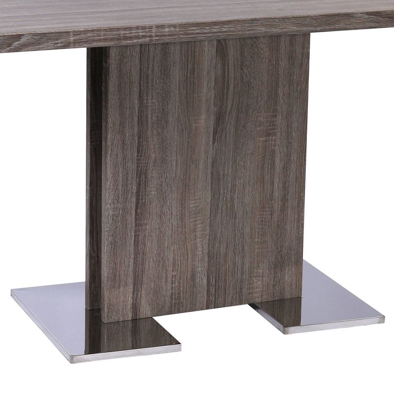 Lukin Dining Table Steel - Modern Home