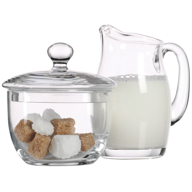 Luigi Bormioli Michelangelo Sugar and Creamer Set