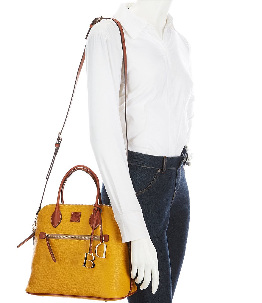 Dooney & Bourke Pebble Collection Large Domed Satchel Bag