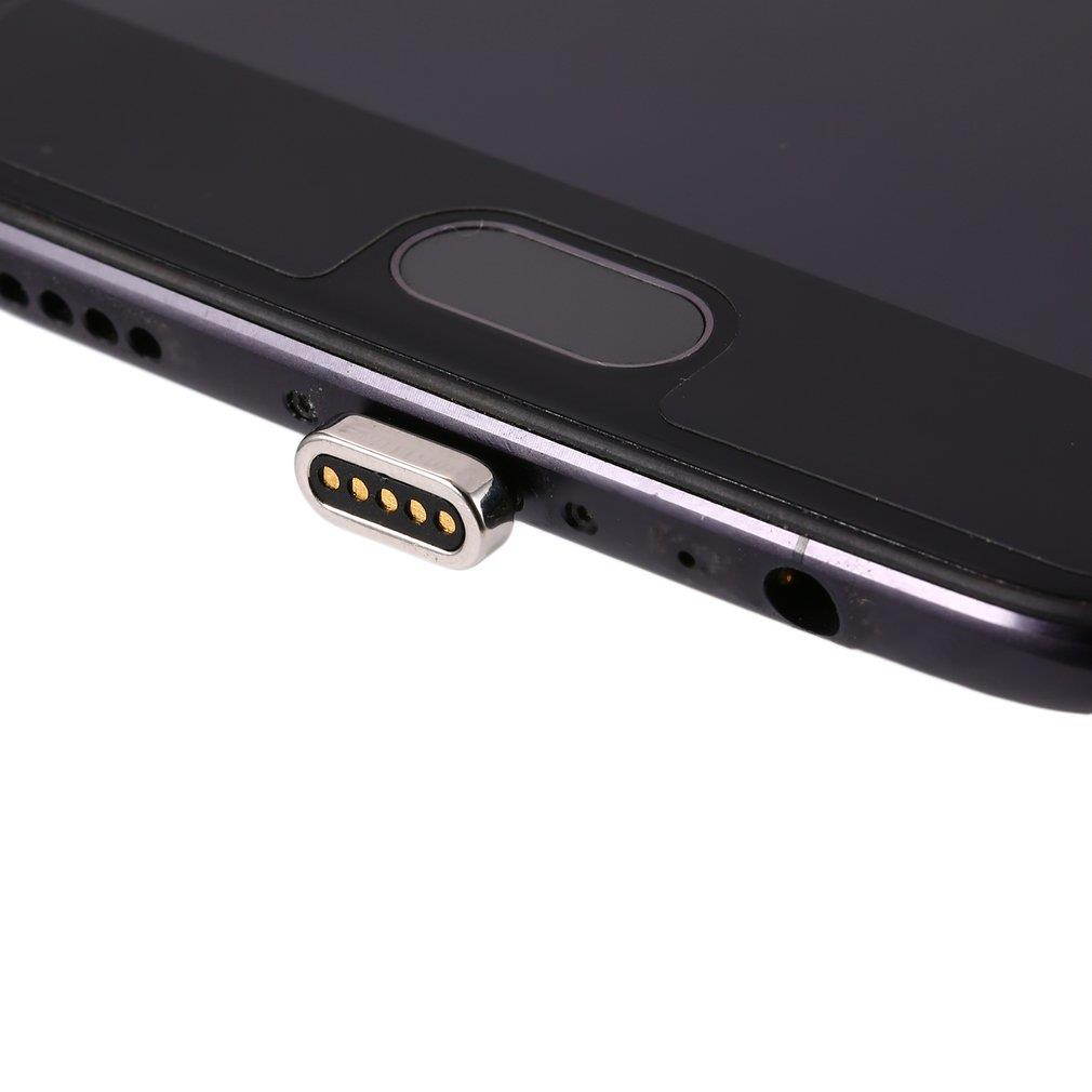 WSKEN Lite Black Data Line Metal Magnetic Cable Quick Charge Powerline Type C