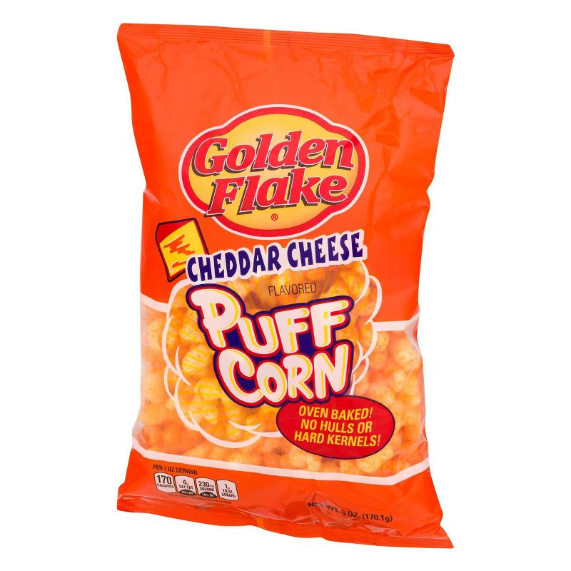 Golden Flake Cheddar Cheese Puff Corn - 7oz