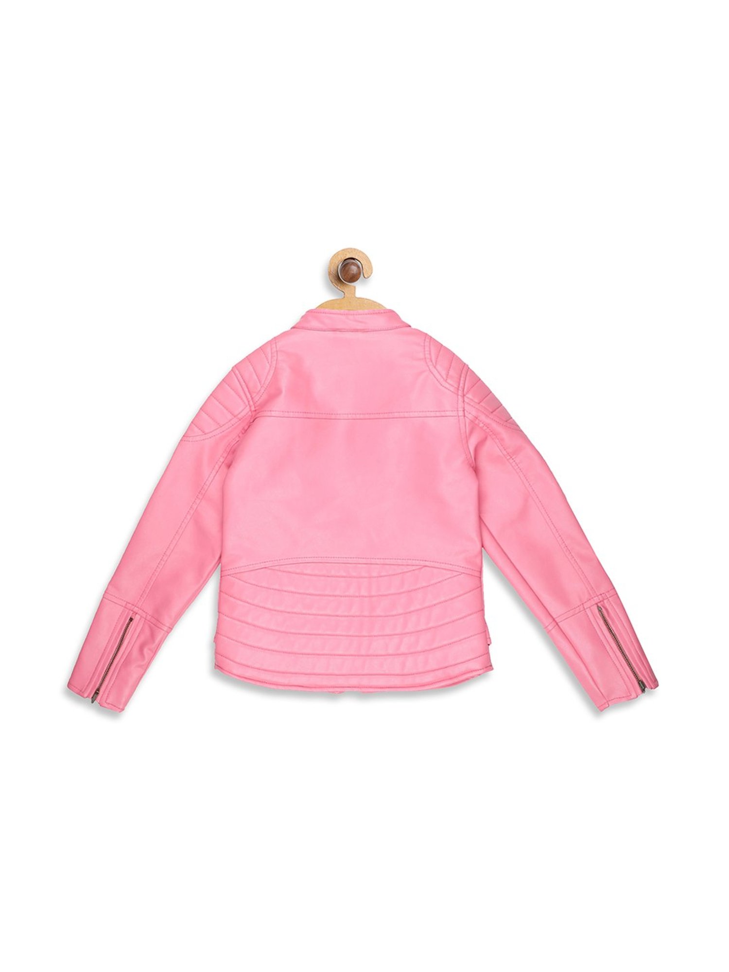 Elle Kids Pink Solid Jacket
