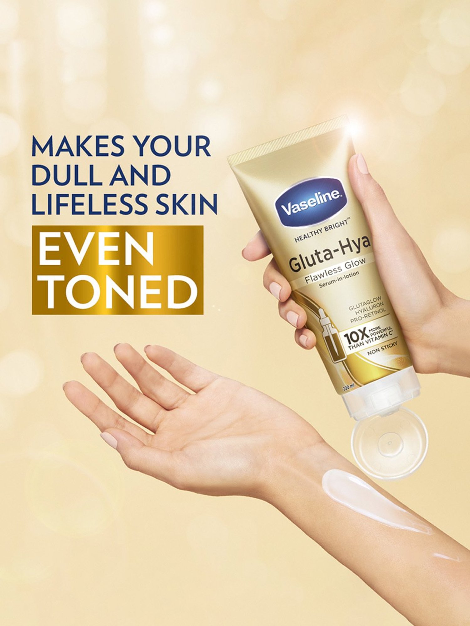 Vaseline Gluta-Hya Flawless Glow Serum-in-Lotion - 200 ml