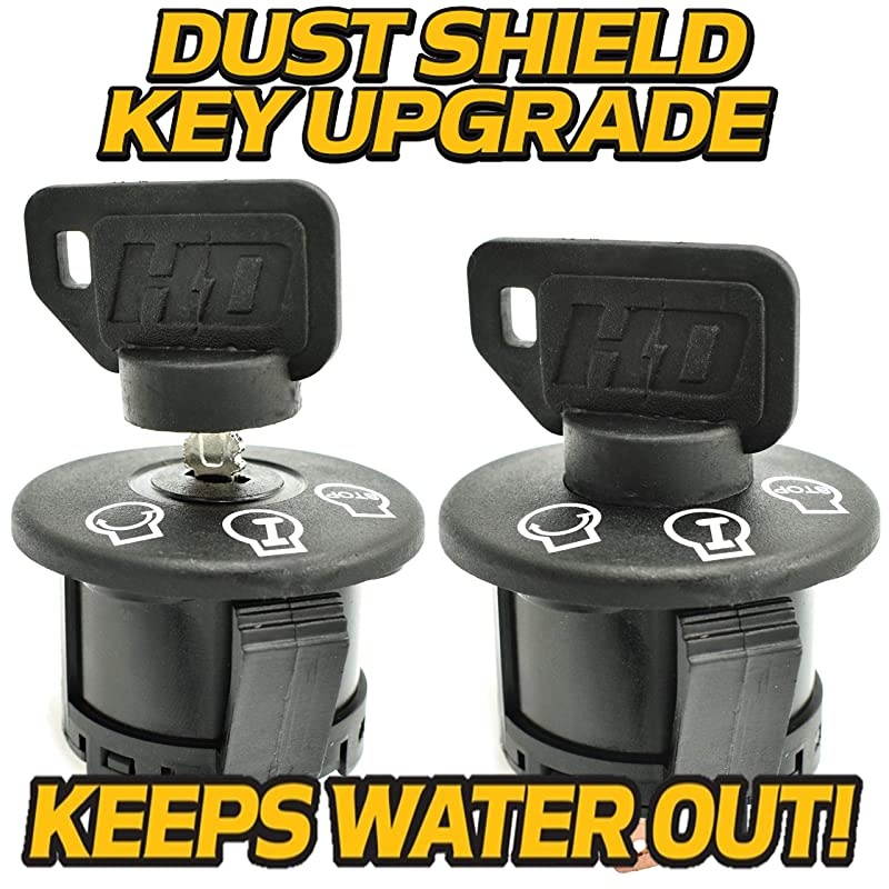 Pack HD Switch Ignition Switch Key Set Replaces Cub Cadet GT SLT LTX LGT LGTX LT Series LTX1040 LTX104LTX1045 LTX1046 LTX1050 LT1040 LT104LT1045 LT1046 LT1050 XT1 XTXT3 i104i1046 i1050