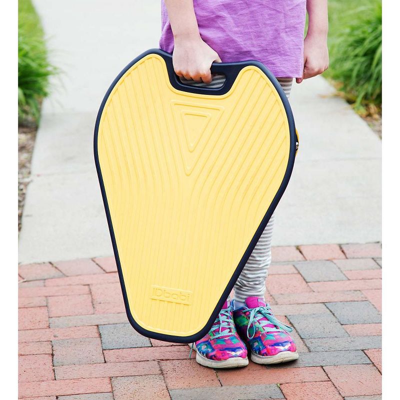 HearthSong One2Go Wiggleboard Wide-Base 3-Wheel Balance Board for Beginners