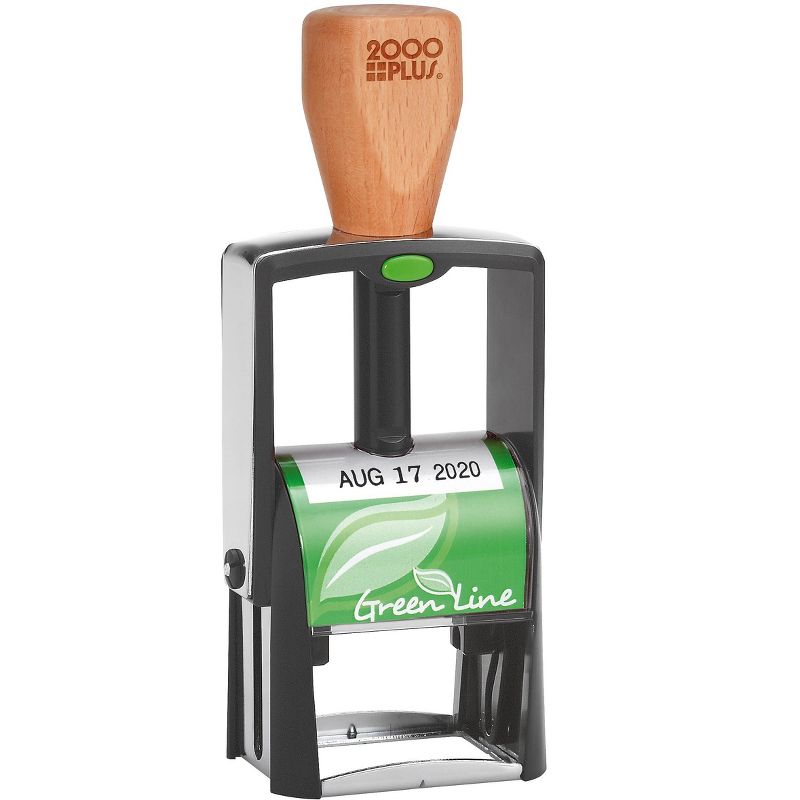 2000 PLUS Green Line Self-Inking Line Dater 039307