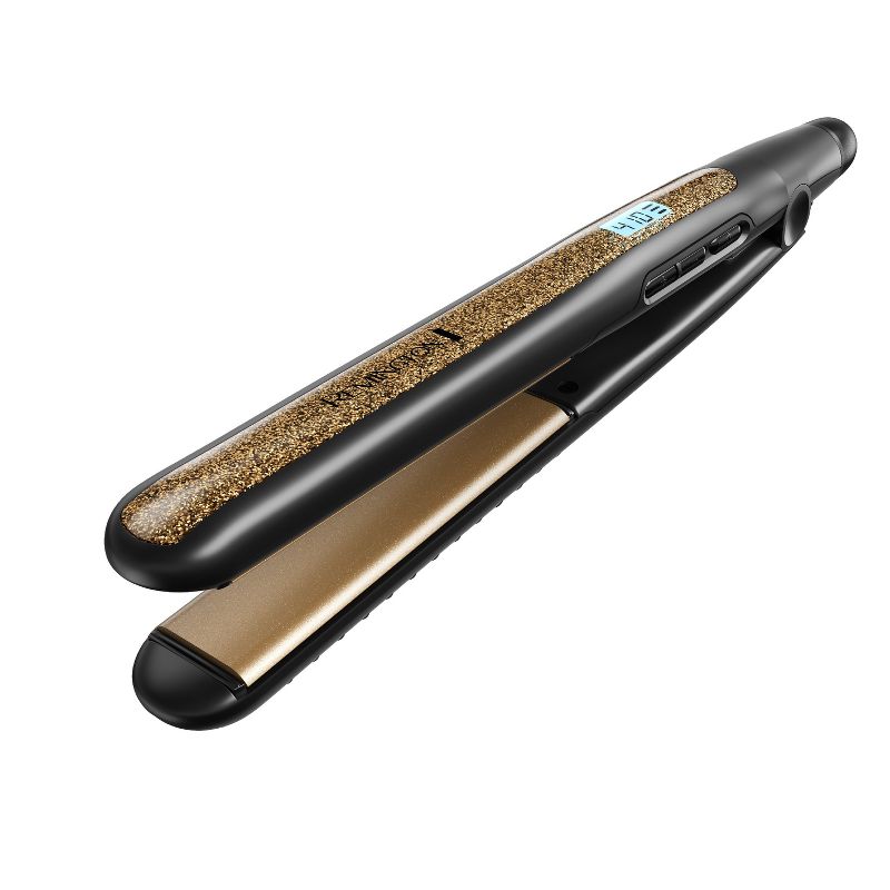Remington 1" Flat Iron with Ultimate Ceramic Plates - Gold Glitter - S6501