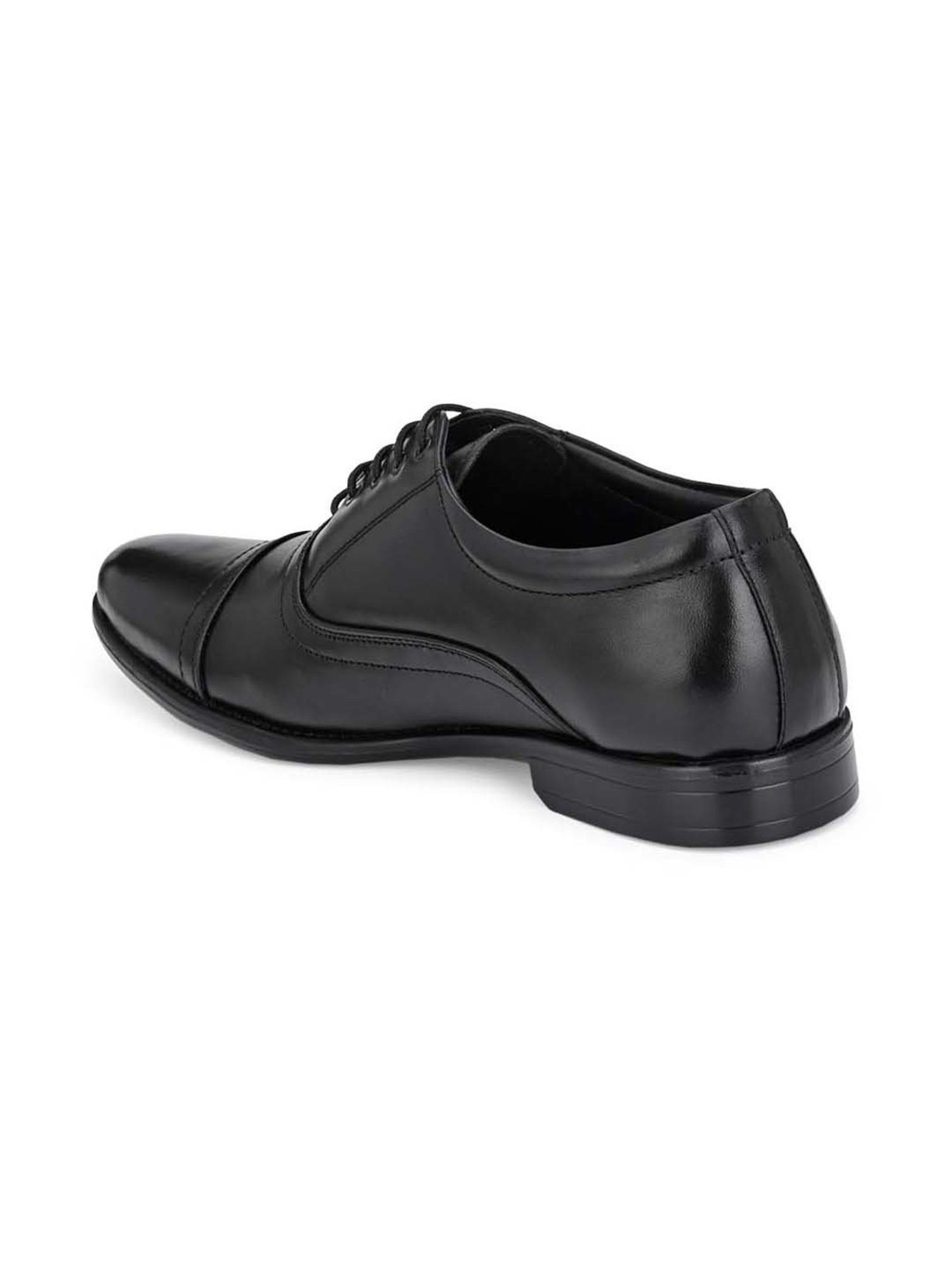 Eego Italy Men's Black Oxford Shoes