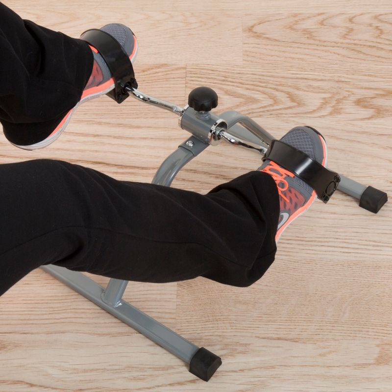 Wakeman Fitness Pedal Exerciser with Adjustable Resistance Knob