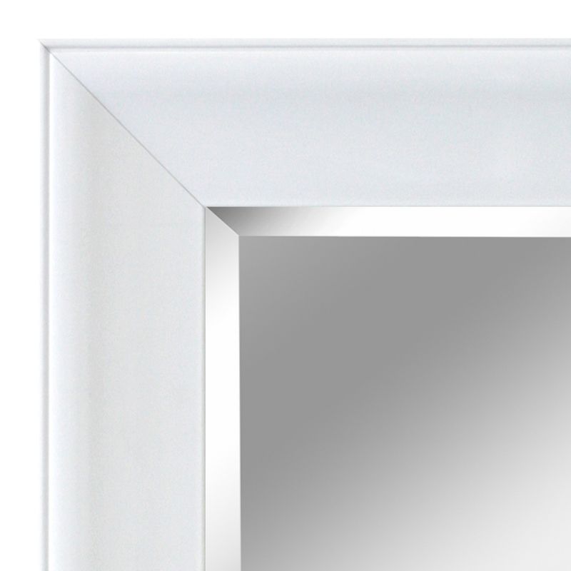 28" x 34" Artic Matte White Mirror - Head West