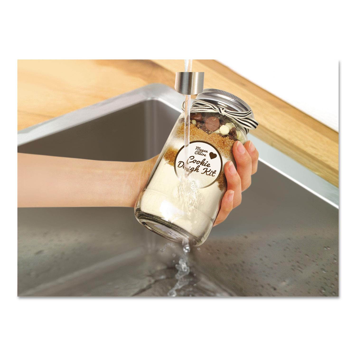 Dissolvable Labels, Sure Feed, Removable, 2", 60 Labels (4227)