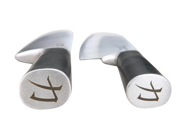 Ginsu 07108 Chikara 8-Piece Stainless-Steel Knife Set with Bamboo Block