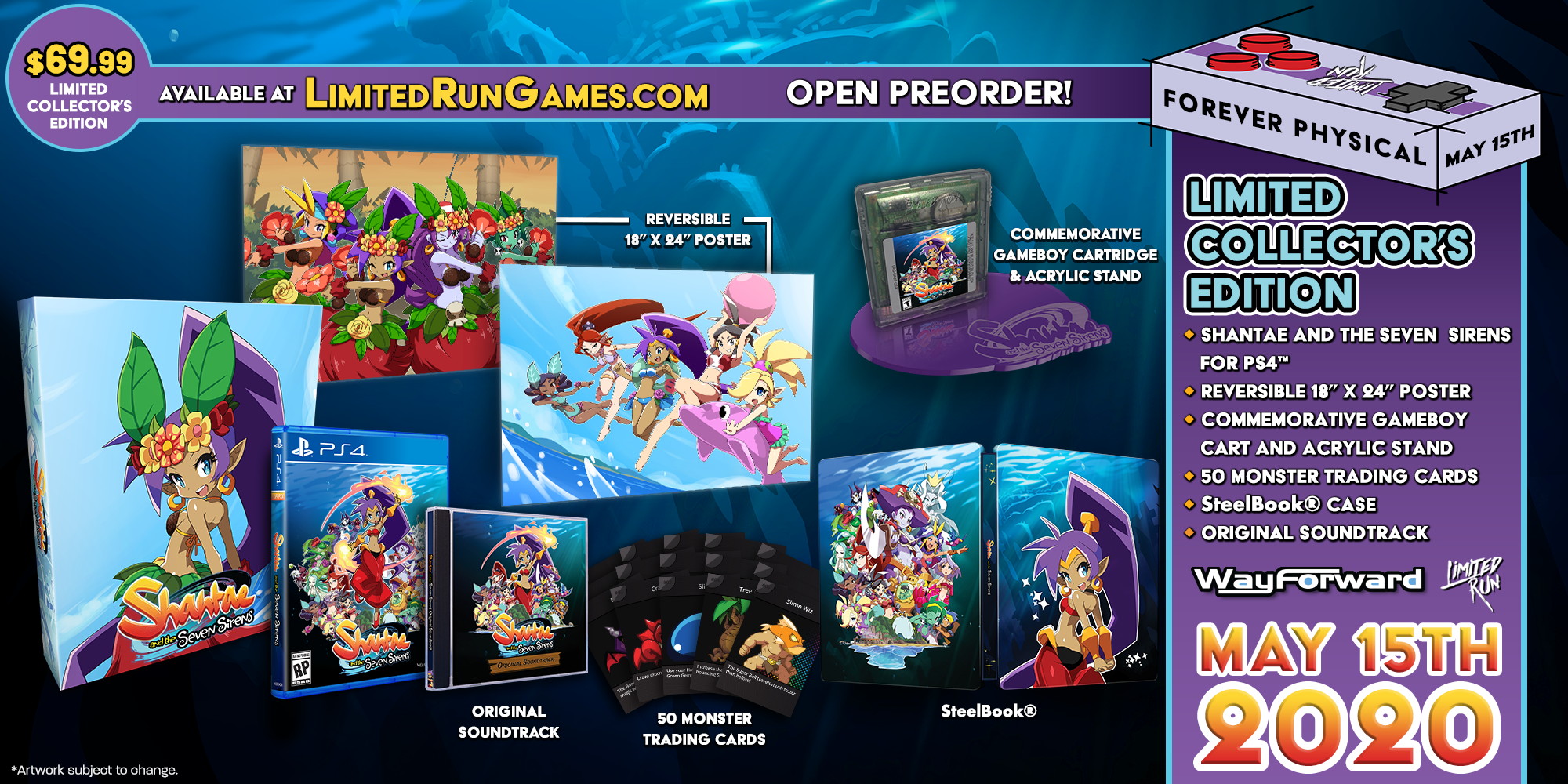 Shantae and the Seven Sirens Collector's Edition (Console Not Included) (Limited Run #343) [PlayStation 4]