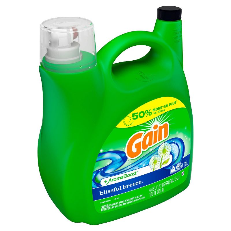 Gain Blissful Breeze Liquid Laundry Detergent - 150 fl oz