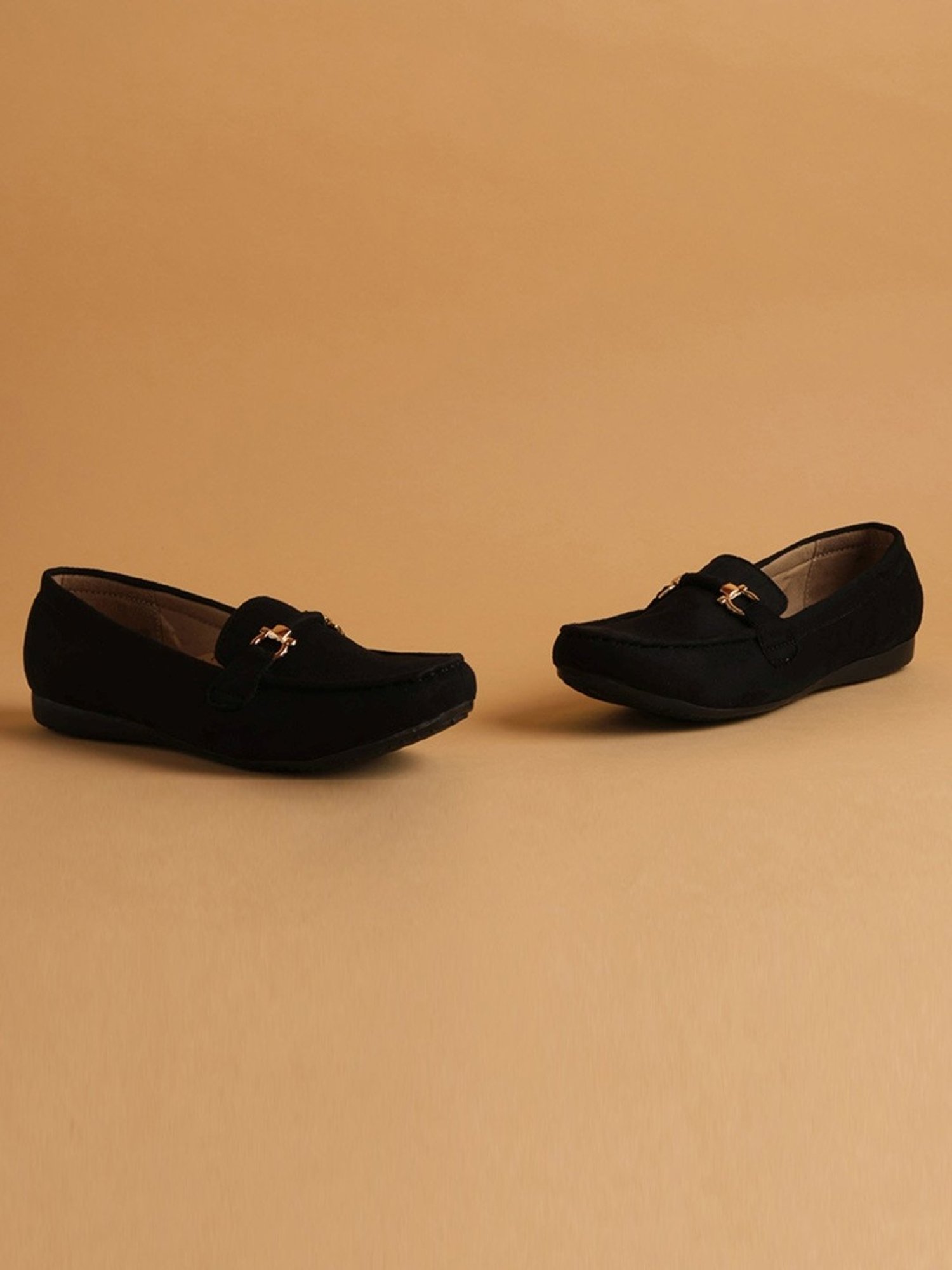 Eridani Women's Sisily Black Loafers