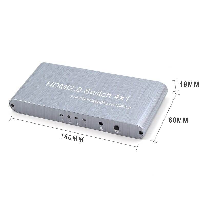 iKKEGOL&reg; Audio Video RCA 3 Port  Way Selector Switcher with AV Cable