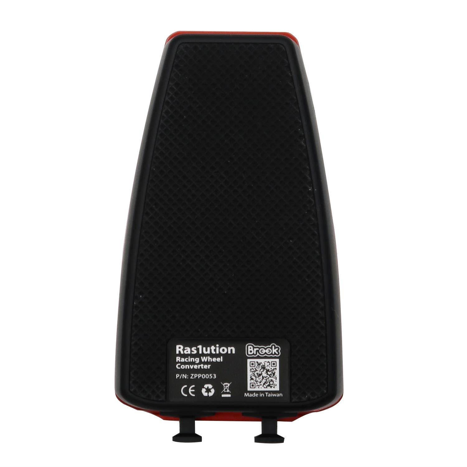 Mcbazel Brook Ras1ution Racing Wheel G27 G25 Driving Force GT Pro Steering Wheel Converter Adapter for PS3 PS4 Xbox 360 Xbox One Nintendo Switch with Gam3Gear Keychain