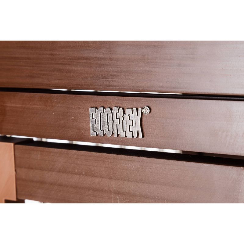 New Age ecoFLEX Habitat 'N' Home Stainless Steel Dog Crate - Brown - Small