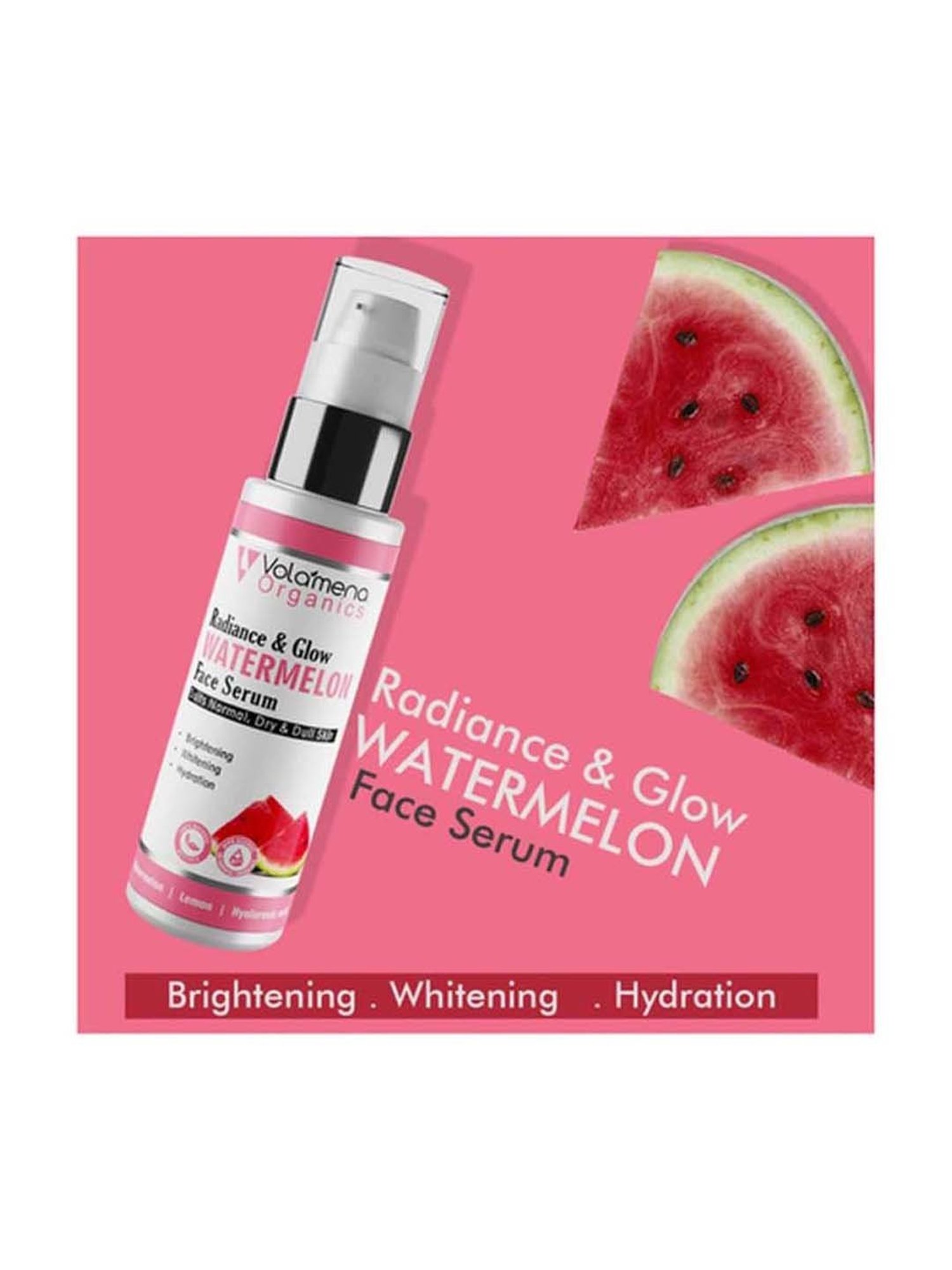 Volamena Radiance & Glow Watermelon Face Serum - 50 ml