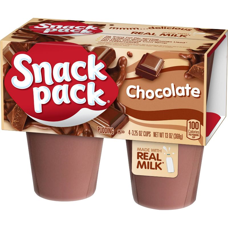 Hunt's Snack Pack Chocolate Pudding - 13oz/4pk