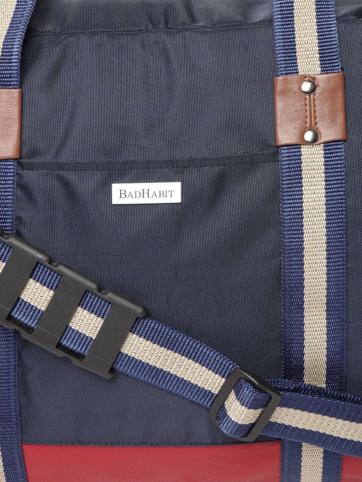 Bad Habit Navy Medium Duffle Bag