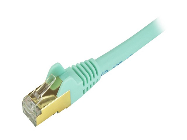 StarTech C6ASPAT6BK StarTech.com Cat6a Shielded Patch Cable - 6 ft. - Black - Snagless RJ45 Cable - Ethernet Cord - Cat 6a Cable