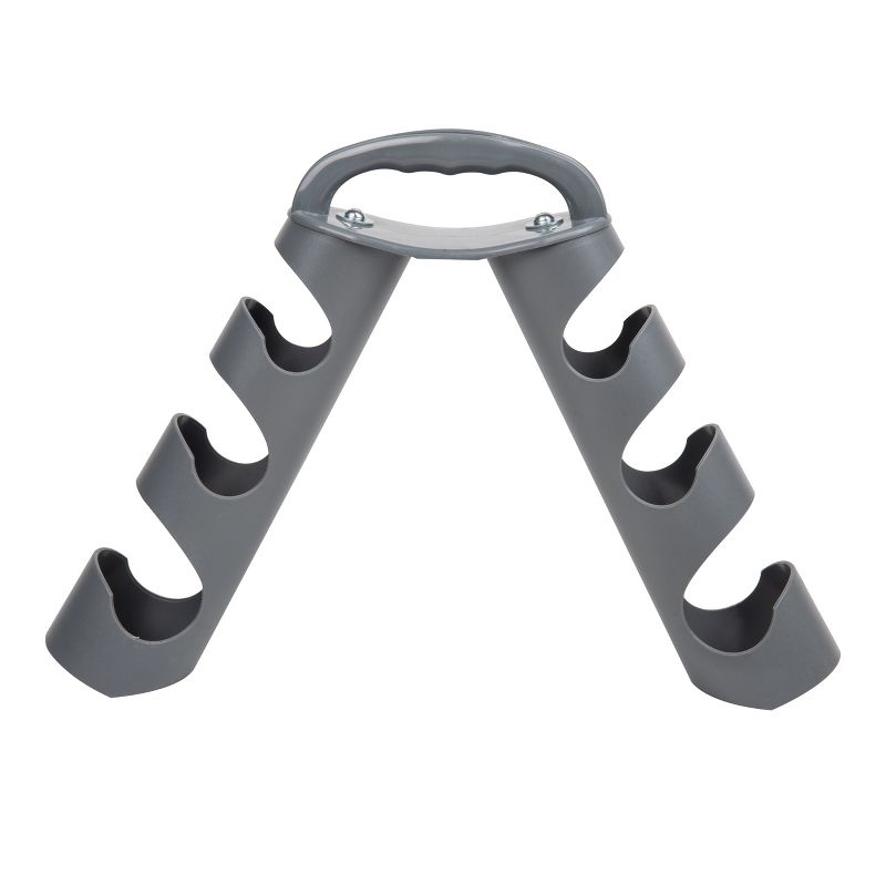 Mind Reader Heavy Duty Dumbell Weight Storage Rack for Home