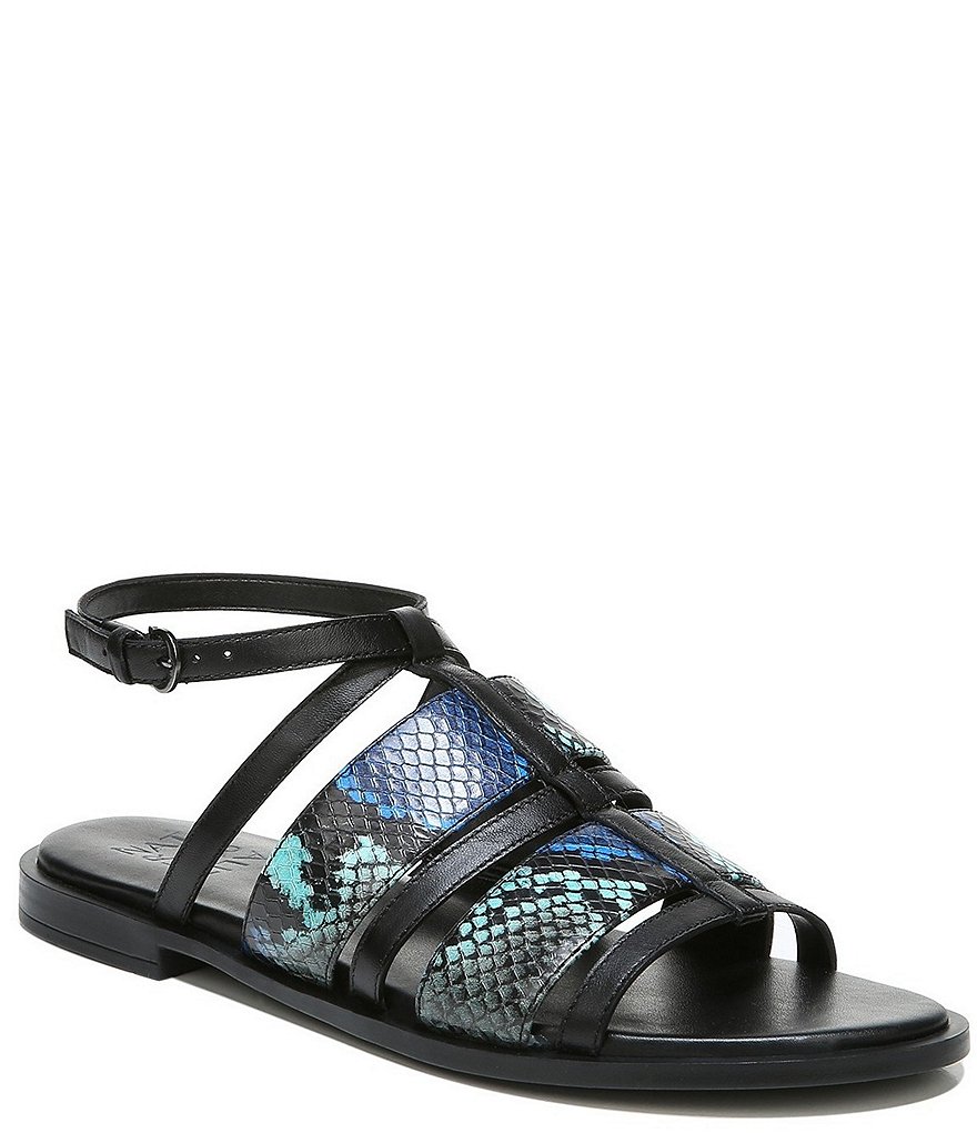 Naturalizer Fianna Snake Print Leather Sandals