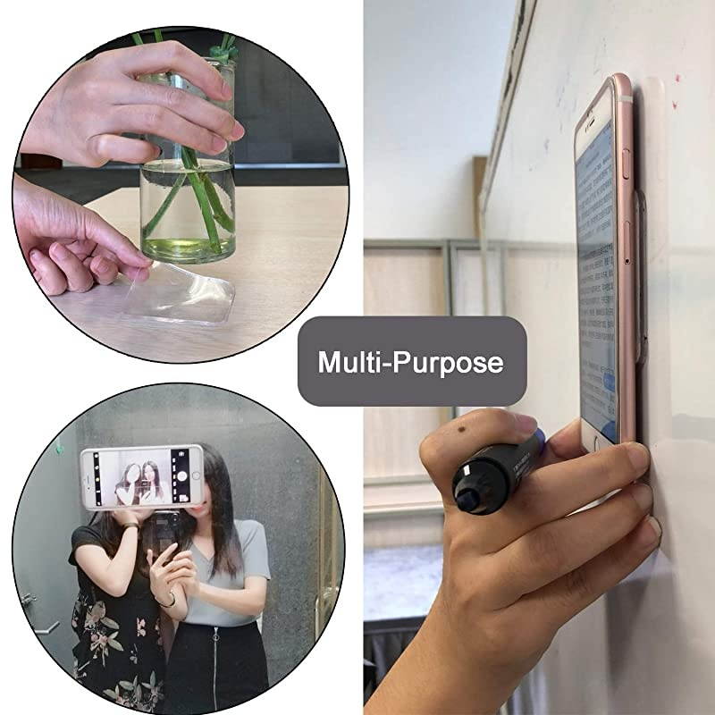 Super Sticky Gripping Pads Clear Removable and Washable NonSlip Mats Transparent AntiSlip Gel Pads Auto Gel Holders for CarHomeCell Phone Accessories