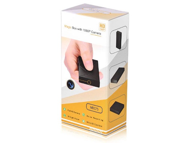 16GB 1080P HD Hidden Spy Camera Magic Box Night Vision Video Recorder Portable Pocket Mini DV Pinhole Cam Security& Surveillance Camera