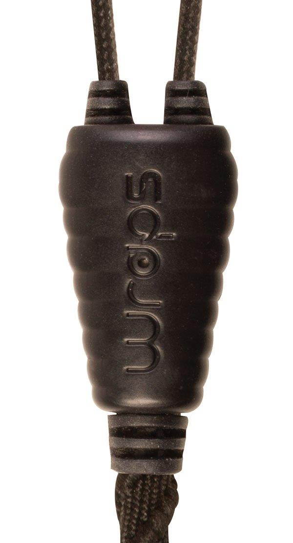 Wraps WRAPSCBLK-V15M Wristband Headphone, Fabric Black