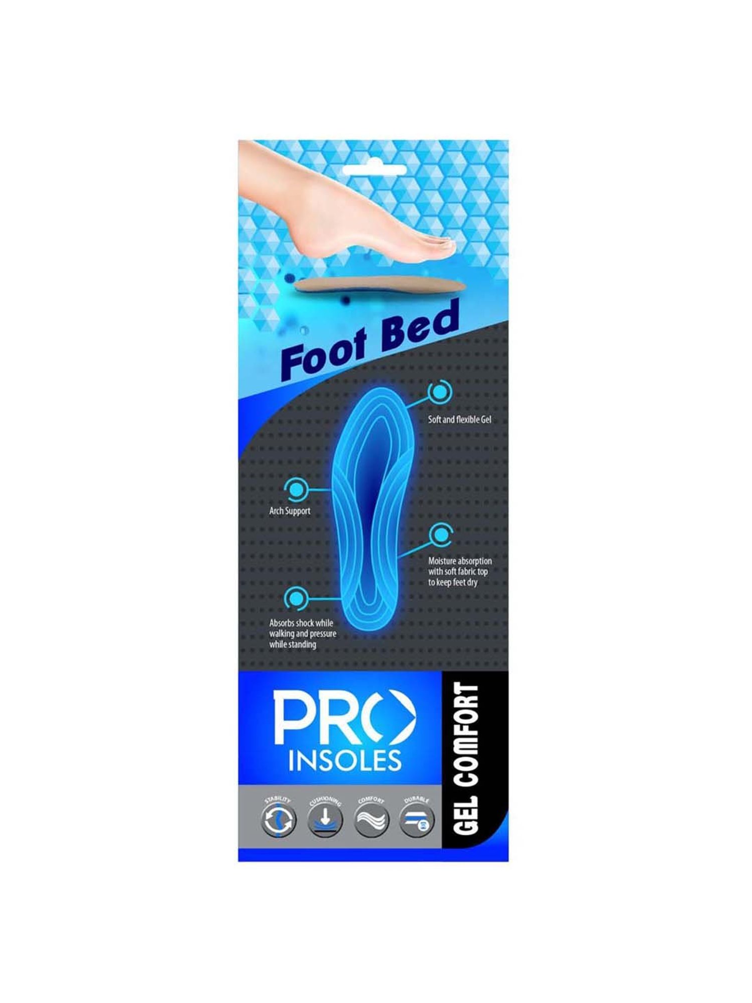 Pro Pacific Blue Ease Insole (46)