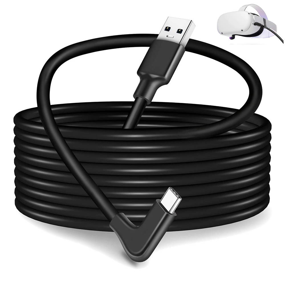 USB A to USB C Cable 10ft/3M for Oculus Quest 2, USB 3.2 Type C to USB 3.0 Cable High Speed Data Transfer & 3A Fast Charging Cord Compatible with Quest/Quest 2, Gaming PC, VR Headset, 4K Displays