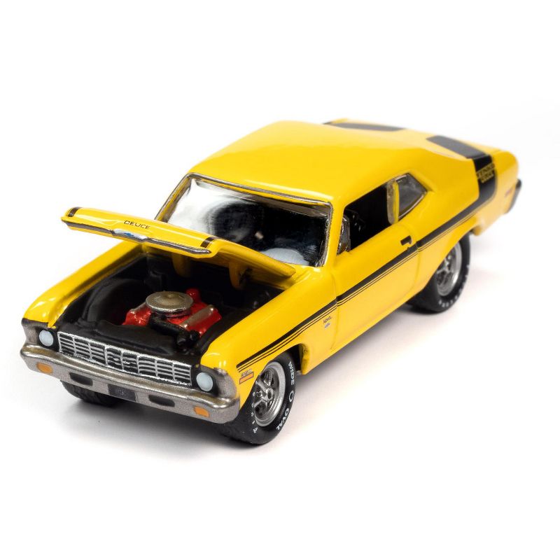 1967 Chevrolet Camaro Yenko Blue & 1970 Chevrolet Nova Yenko Deuce Yellow MCACN 2pc Set Ltd Ed 2004 pcs 1/64 Johnny Lightning