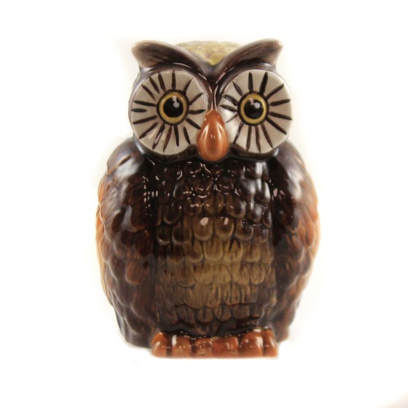 Tabletop 3.5" Owl Salt & Pepper Shaker Set Magnetic Pacific Trading  -  Salt And Pepper Shaker Sets