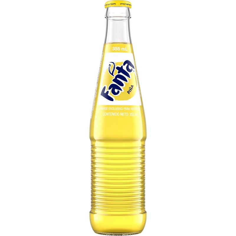 Fanta Pineapple de Mexico Soda - 12 fl oz Glass Bottle