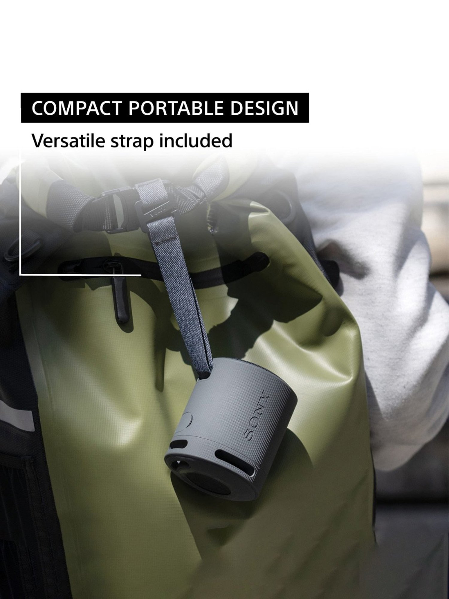 Sony SRS-XB100 Wireless Bluetooth Portable Travel Speaker with IP67 Waterproof & Dustproof (Blue)