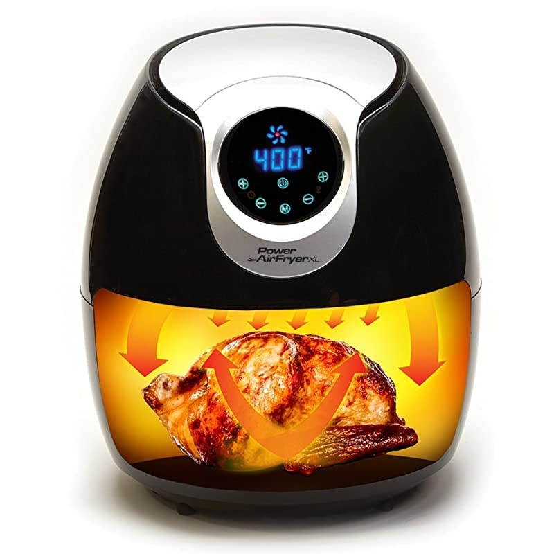 Air Fryer XL 5.3 Quart, Black(Renewed)