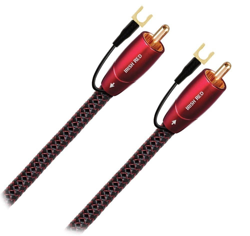 AudioQuest Irish Red RCA Male to RCA Male Subwoofer Cable - 9.84 ft. (3m)