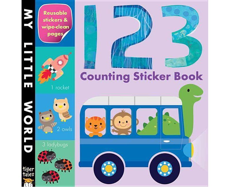 123 Counting Sticker Book Juvenile Fiction by Tiger Tales (Paperback)