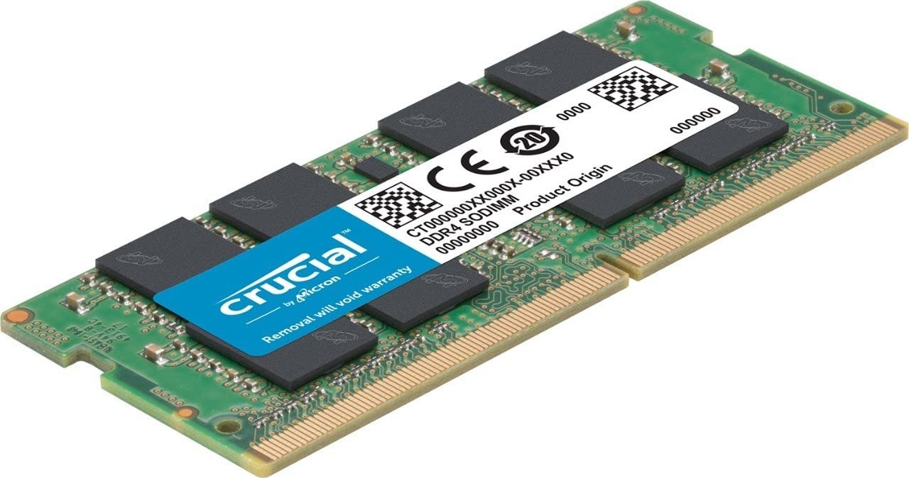 Crucial 32GB (2 x 16GB) DDR4 2666MHz DRAM (Notebook Memory) CL19 1.2V DR SODIMM (260-pin) CT2K16G4SFD8266