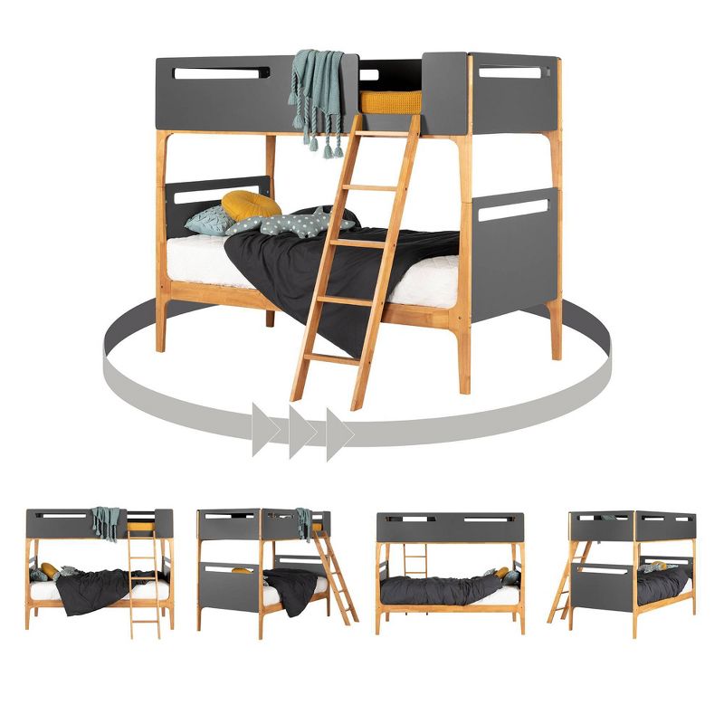 Bella Kids' 3 Drawer Dresser with Cubbies White - Room & Joy