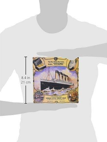 3dRose 8 x 8 x 0.25 Inches Mouse Pad, Vintage White Star Line Titanic Vinolia Otto Toilet Soap Advertising Poster (mp_149245_1)