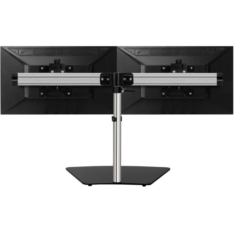 SIIG Easy-Adjust Dual Monitor Desk Stand - 13" to 27" - Up to 27" Screen Support - 35.20 lb Load Capacity - 10.9" Height x 29.9" Width x 16.1" Depth