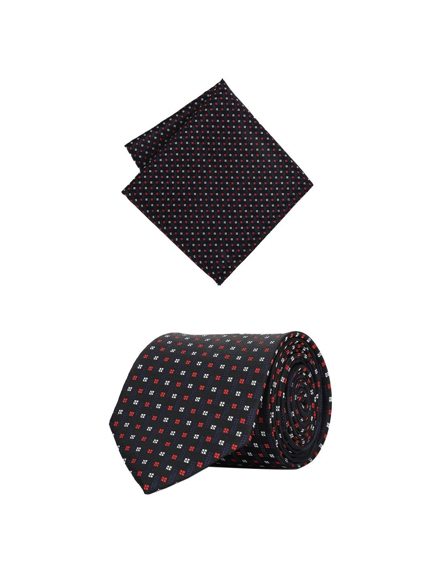 CHOKORE Red and Yellow Checks Tie