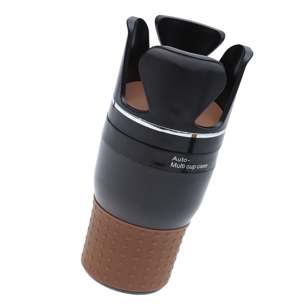 Car Multifunctional Cup Holder Auto-multi Cup Case Drinking Bottle Holder Organizer Storage Box (Black)