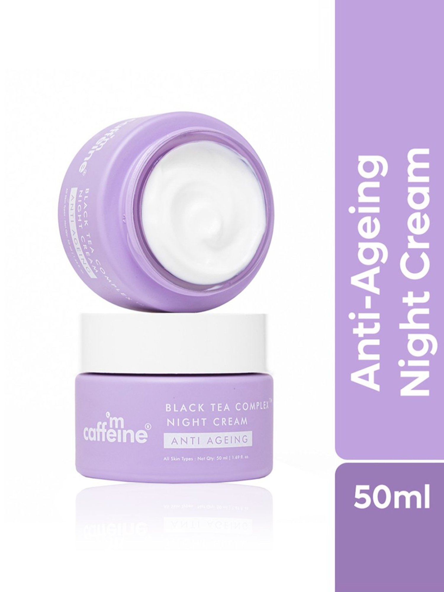 mCaffeine Black Tea Complex Night Cream - 50 ml