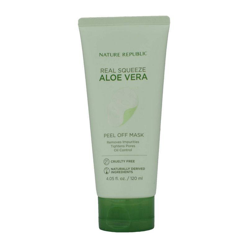 Nature Republic Real Squeeze Aloe Vera Peel Off Face Mask - 4.05 fl oz