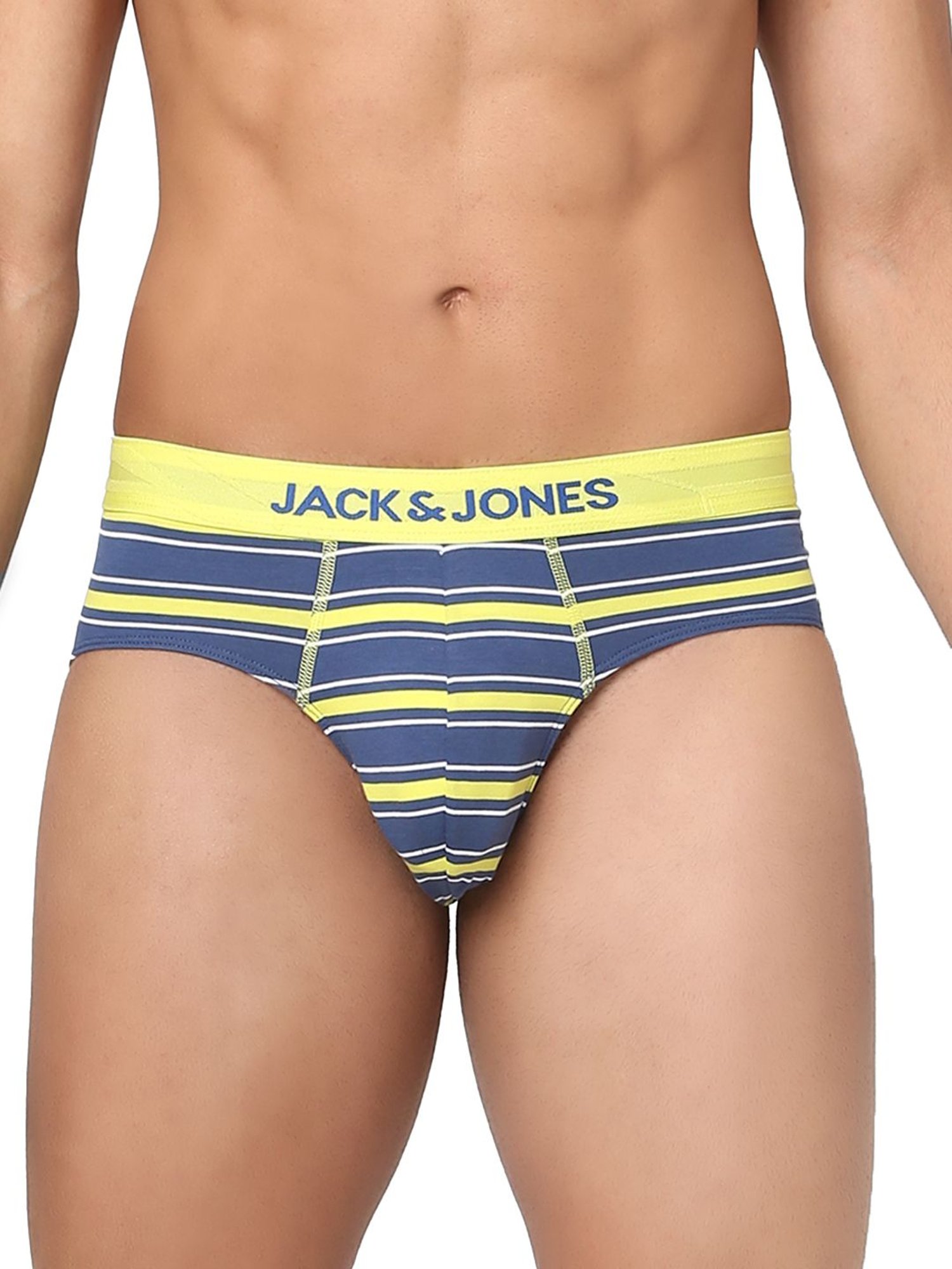 Jack & Jones Medium Blue Striped Briefs